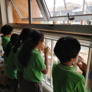 Our inquirers look out and wonder while following the progress